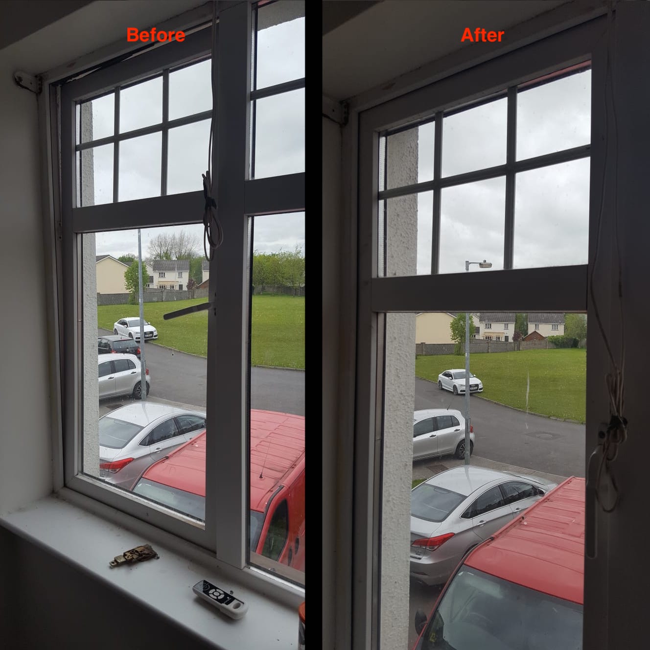 Glass replacement job, Portlaoise